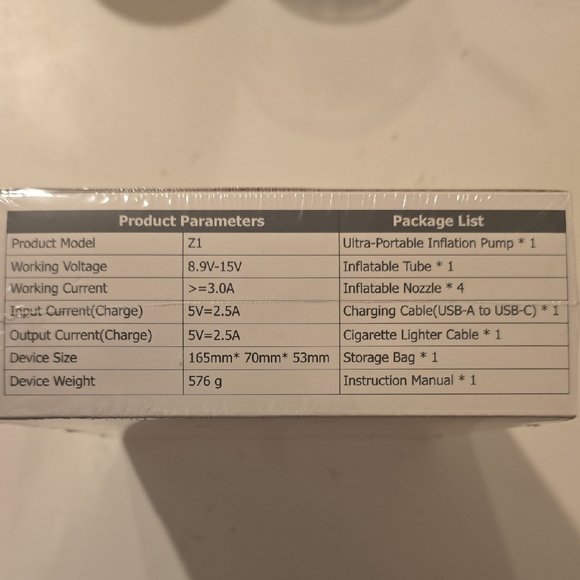 Ultra-Portable Inflation Pump - White - Picture 3 of 4